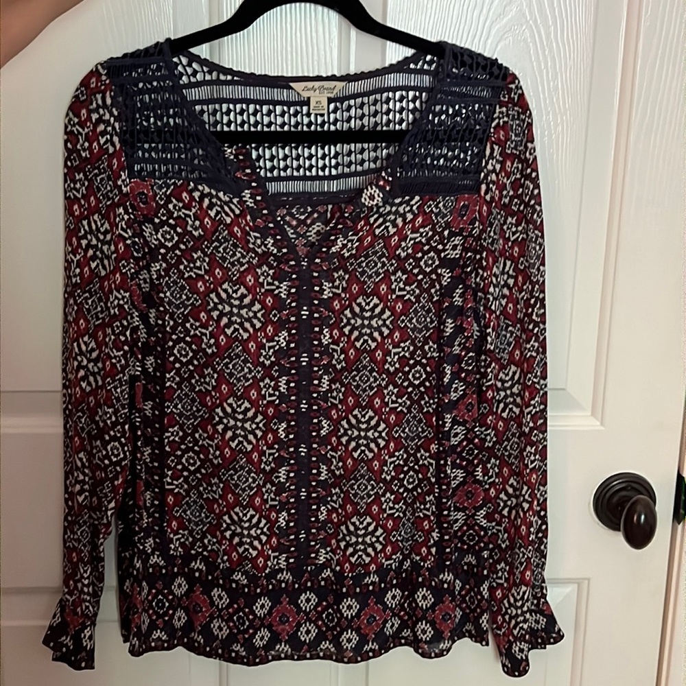 Lucky Brand multicolored blouse